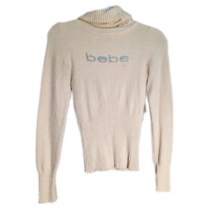 Blush Pink Bebe pullover Sweater in Small